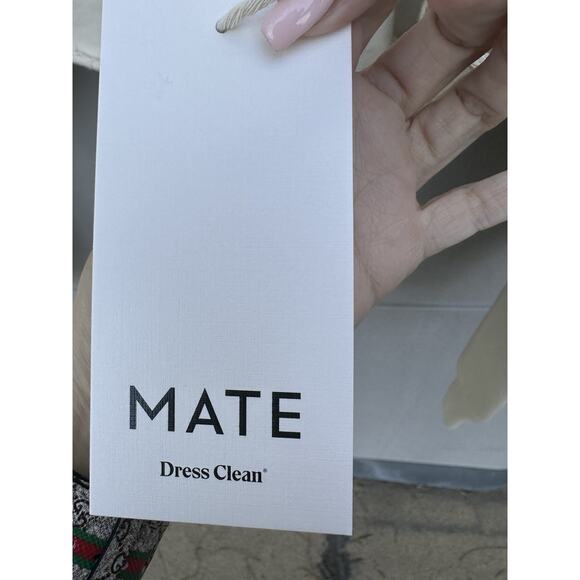 MATE The Label Organic Fleece Cropped Vintage Sweatshirt Bone Sz XL Athleisure - Picture 7 of 11